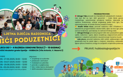 🔴 Prijavite djecu na dječju radionicu “Mići poduzetnici”: ovo ljeto poklonite djetetu igru, znanje i samopouzdanje!
