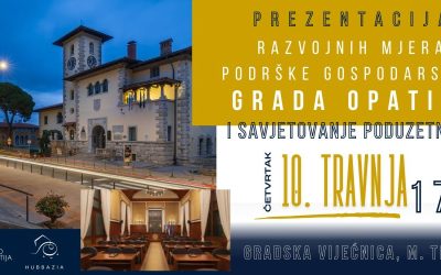 Najava: Prezentacija mjera bespovratnih sredstava Grada Opatije