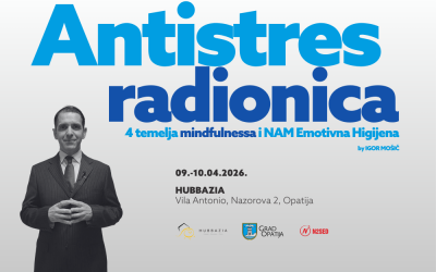🔴 Prijavite se na proljetni antistres tečaj Igora Mošiča: “Četiri temelja mindfulnessa i NAM Emotivna Higijena”