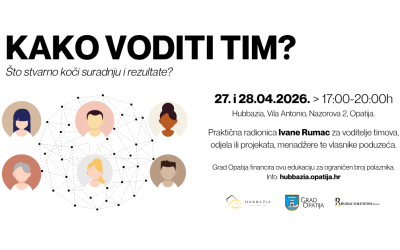 Prijavite se na radionicu „Kako voditi tim: što stvarno koči suradnju i rezultate?“