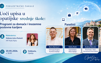 Najava: Poduzetničke Ćakule uoči upisa u opatijske srednje škole: programi za domaće i inozemne poslovne karijere